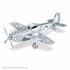 Fascinations Metal Earth P-51 Mustang Airplane 3D Metal Model Kit   